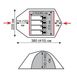 Палатка Tramp Mountain 4 местная Зеленая TRT-024-green