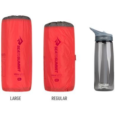 Коврик надувной Sea to Summit UltraLight Insulated Mat 2020, Coral, Large, 184x64х5 см (STS AMULINS_WL)