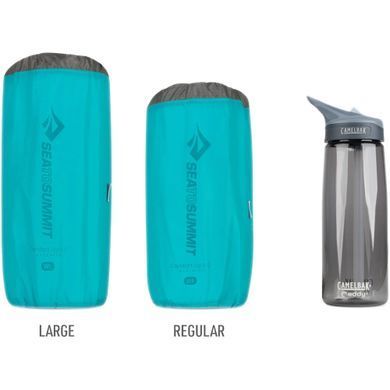 Коврик надувной Sea To Summit Comfort Light ASC Insulated Mat Women's 2020, Carribean, Large, 183x64х6.3 см (STS AMCLINS_WL)
