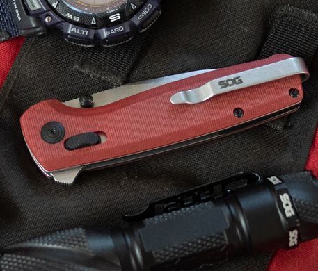 Ніж складний SOG Terminus XR G10 Crimson box (SOG TM1023-BX)