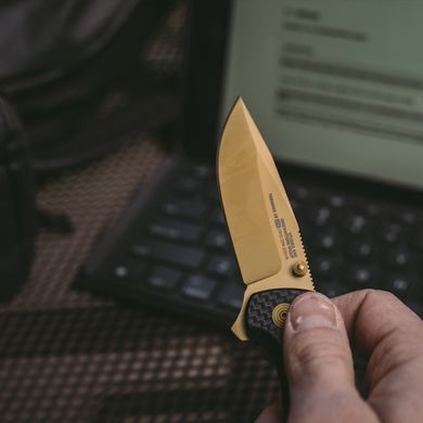 Ніж складний SOG Terminus XR LTE Carbon/Gold (SOG TM1033-BX)