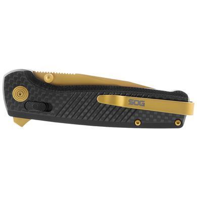 Ніж складний SOG Terminus XR LTE Carbon/Gold (SOG TM1033-BX)