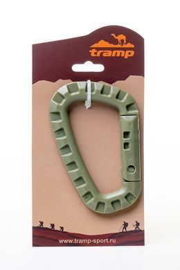 Карабин Tramp пластиковый черный TRA-215