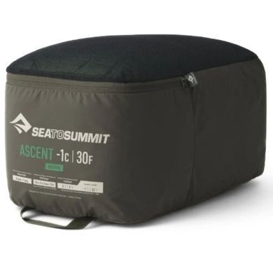 Спальный мешок Sea to Summit Ascent 3&deg;/-1℃ Regular, Rain Forest Green