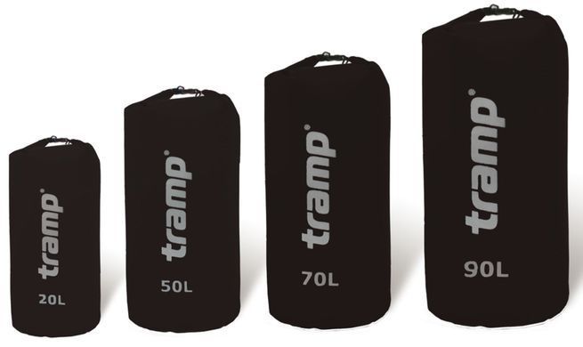 Гермомішок Tramp Nylon PVC 90 л TRA-105 Чорний