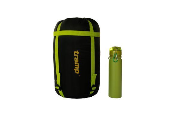 Спальный мешок кокон Tramp Hiker Regular левый TRS-051R-L, Желтый