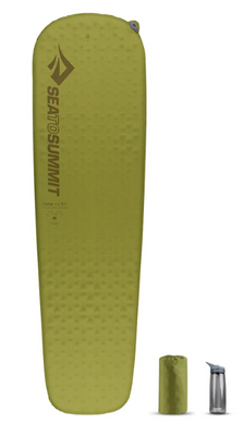 Коврик самонадувающийся Sea to Summit Camp Mat, 183х51х3.8 см, Olive (STS AMSICMR)