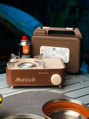 Плита газова портативна Base Camp Camping Stove Mokkiata Brown BCP 51519