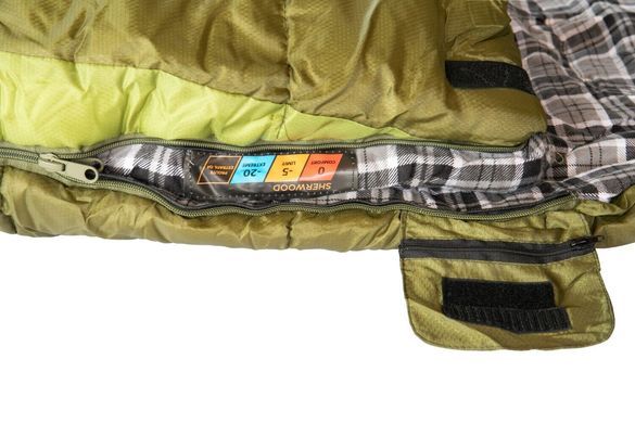 Спальный мешок одеяло Tramp Sherwood Regular левый UTRS-054R-L, Оливковый