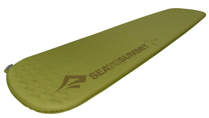 Коврик самонадувающийся Sea to Summit Camp Mat, 183х51х3.8 см, Olive (STS AMSICMR)