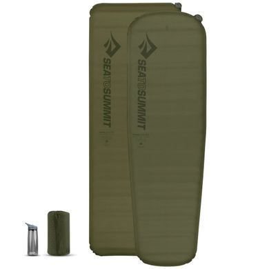 Коврик самонадувающийся Sea to Summit Self Inflating Camp Plus Mat, Moss, Regular, 183x51x7.5 см (STS AMSICAPLR)