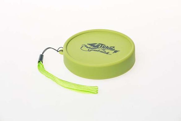 Стакан складаний силіконовий Tramp з кришкою 180ml, зелений