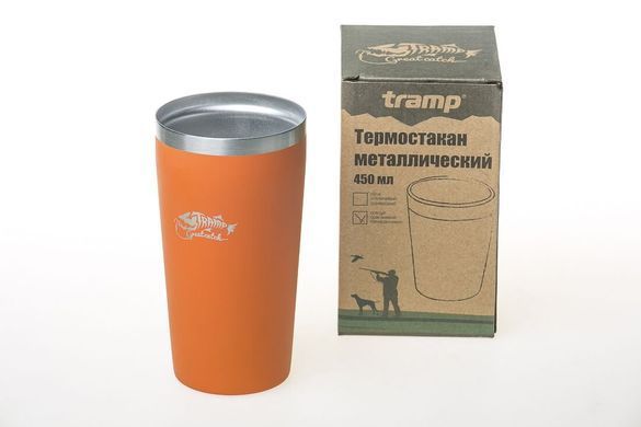 Термостакан Tramp металлический 450 мл TRC-102 Оранжевый