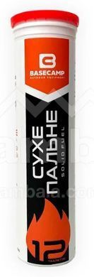 Сухе паливо (сухий спирт) в тубі Base Camp SOLID FUEL, 12 таблеток