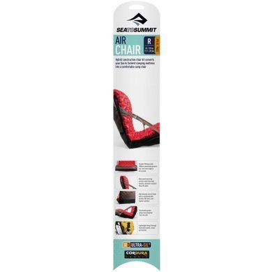 Чехол-кресло для надувного коврика Sea to Summit Air Chair 2020, 186 см, Black (STS AMAIRCR)
