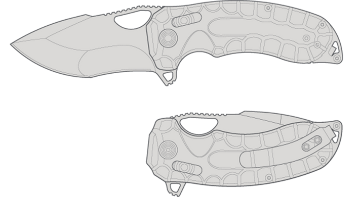 Ніж складний SOG Kiku XR LTE Orange (SOG 12-27-03-57)